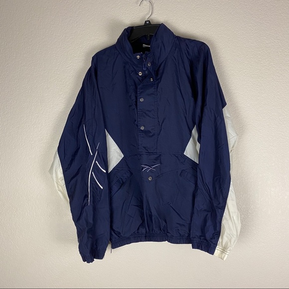 Reebok Windbreaker Jacket Size Large Mens - Picture 1 of 8